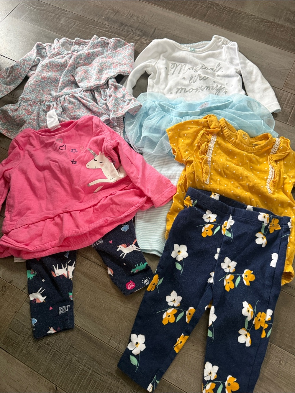 Carter's Yellow Polka Dot Baby Bodysuit